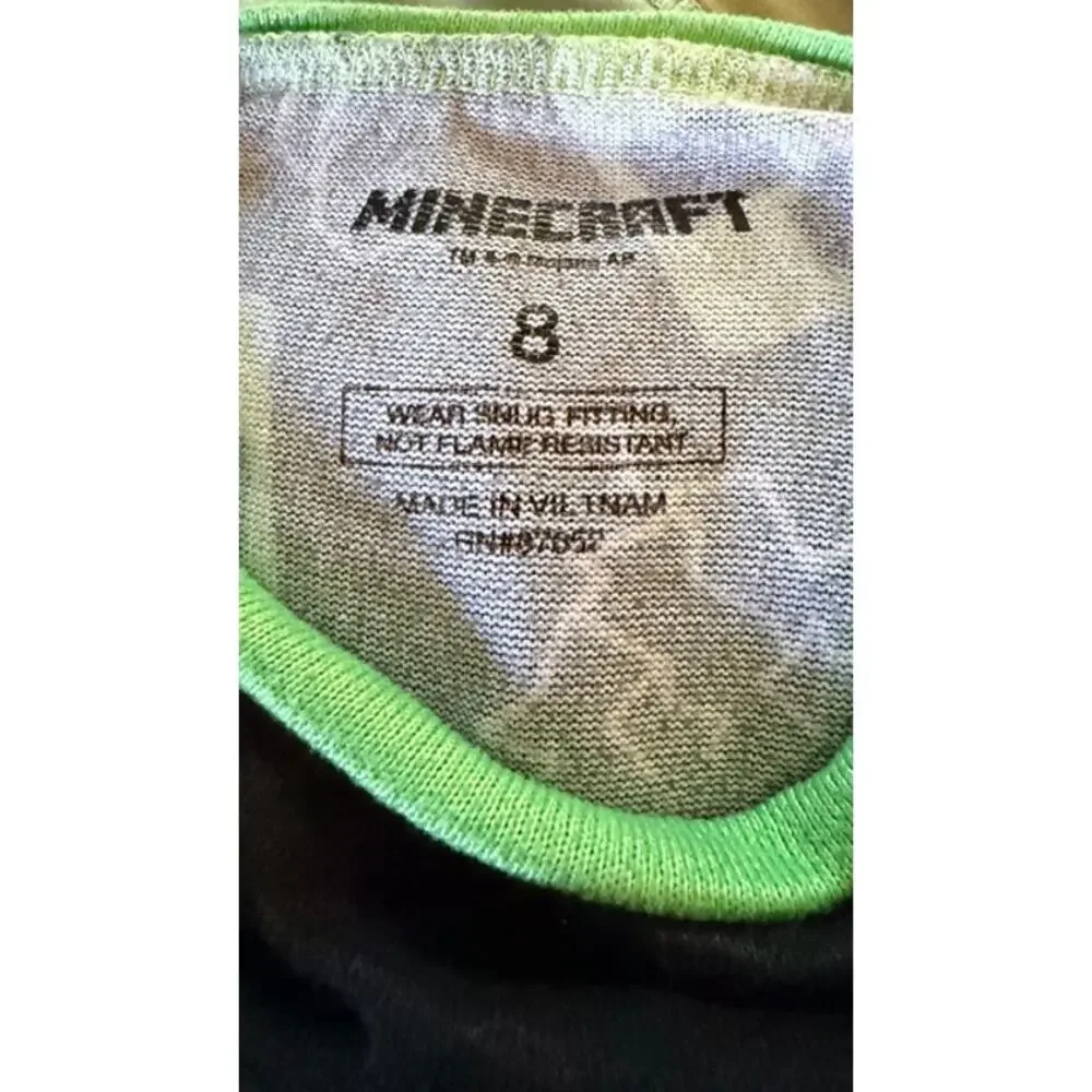 Minecraft Sonic Wonder Nation Boys Pajama Clothing Lot Size 8 Medium 6 Pc